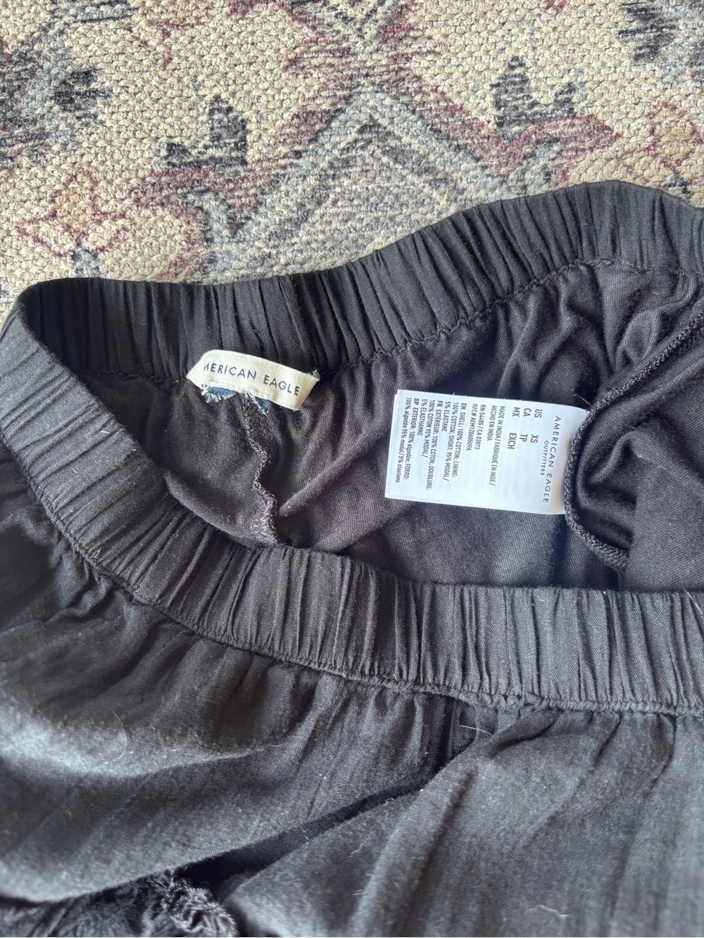 American Eagle Black Tiered Ruffle Skirt - Women - Picture 2 of 4